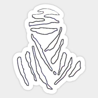 The hidden mirage man Sticker